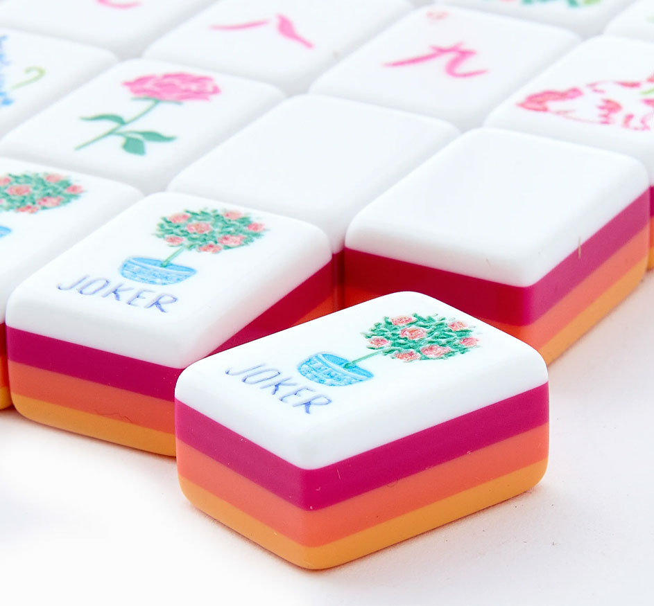 Sunset Mahjong Tile Set