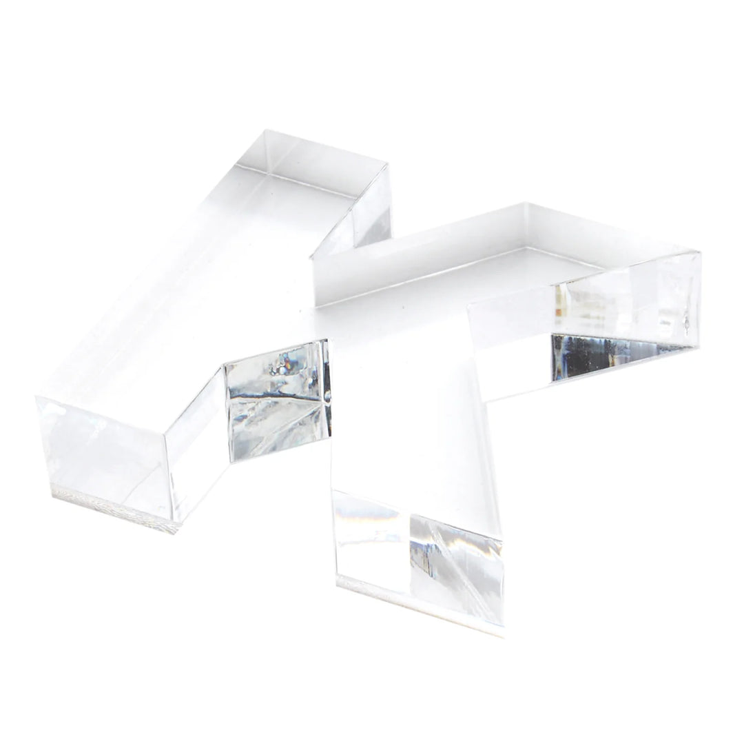 Clear Acrylic Letter Paperweight