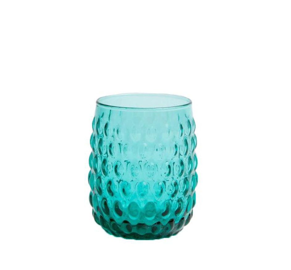 Claire Teal Glassware Collection