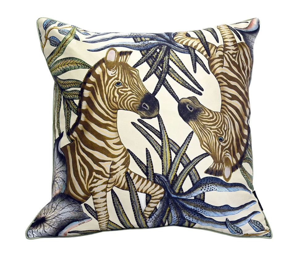Thanda Stripe Silk Pillow (Available in 5 Colors)