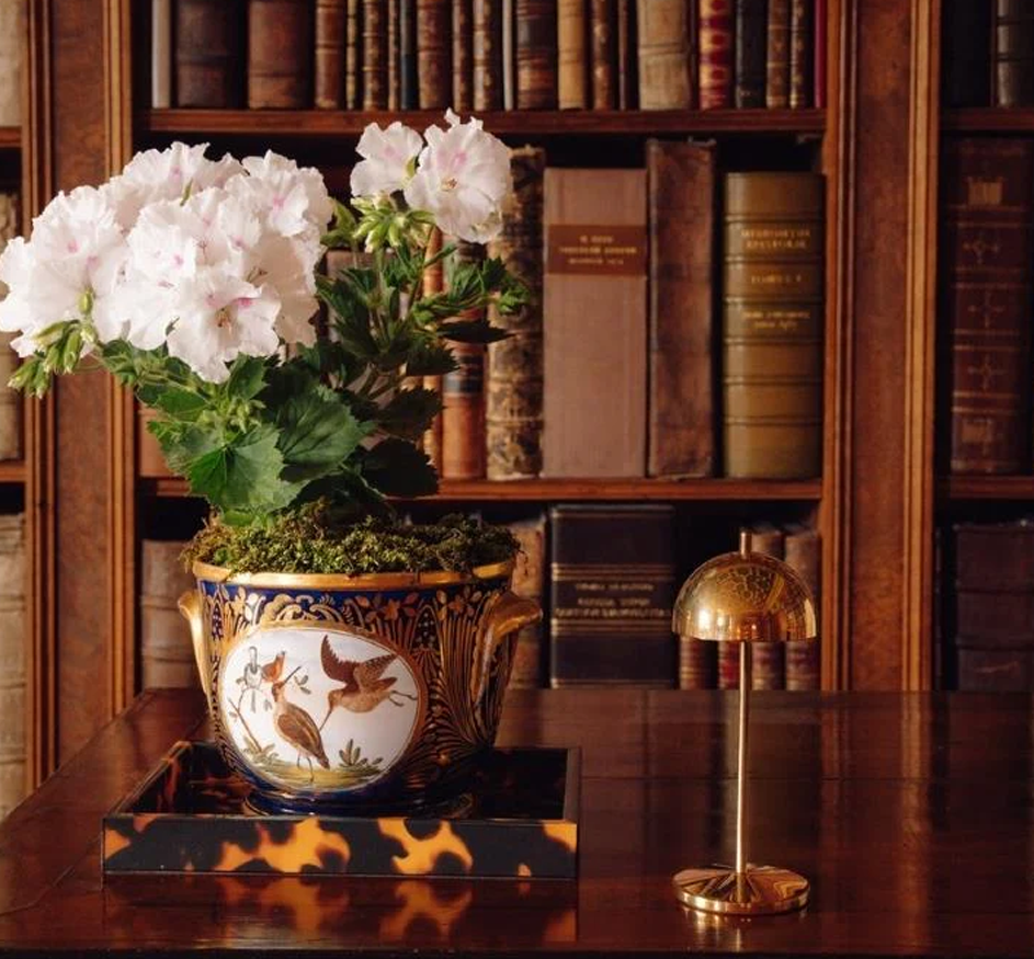 Faux Tortoiseshell Small Lacquered Serving Tray