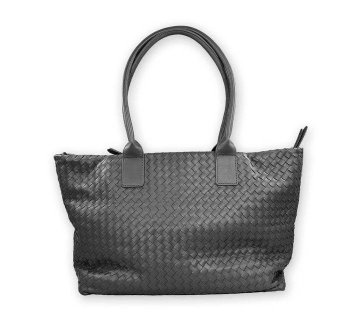 Sera Italian Leather Trolley Tote Bag