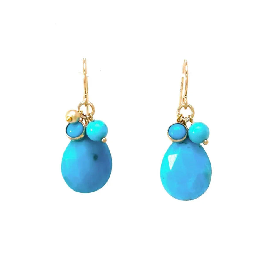 Turquoise Jingle Earrings