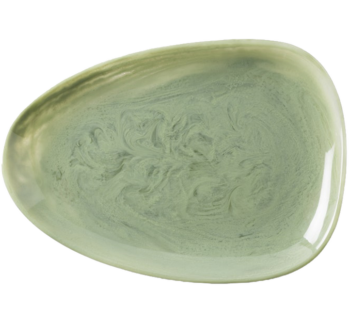 Vashti Oval Serving Platter in Sage (2 Sizes Available)
