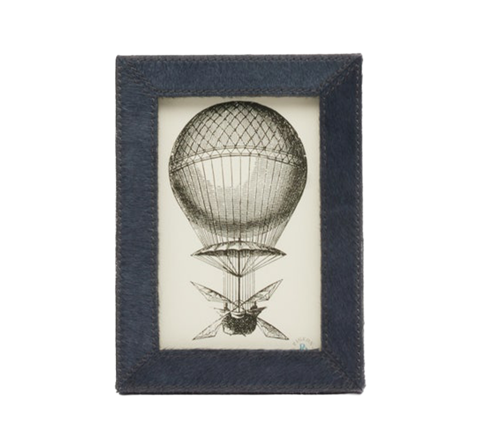 Verwood Hair-on-Hide Frame in Midnight (2 Sizes Available)