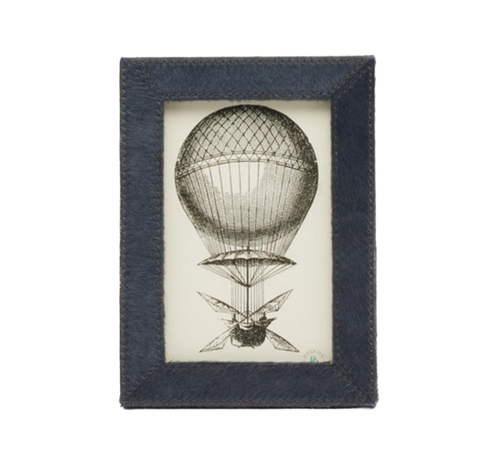 Verwood Hair-on-Hide Frame in Midnight (2 Sizes Available)