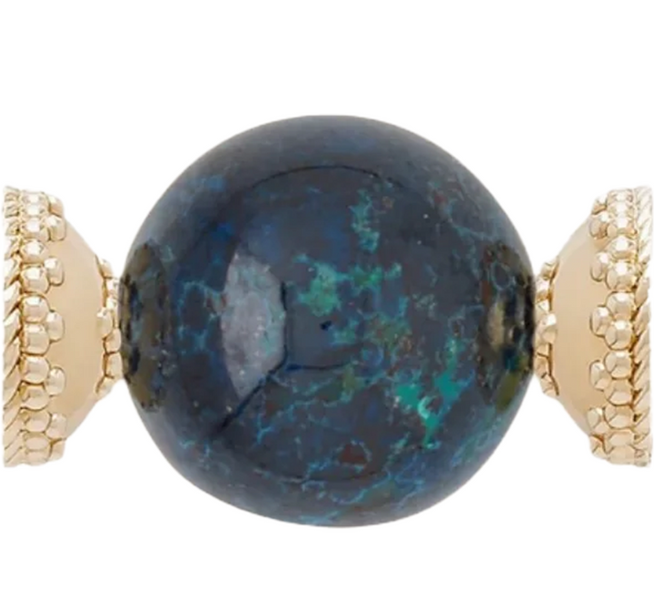 Victoire Dark Chrysocolla Centerpiece