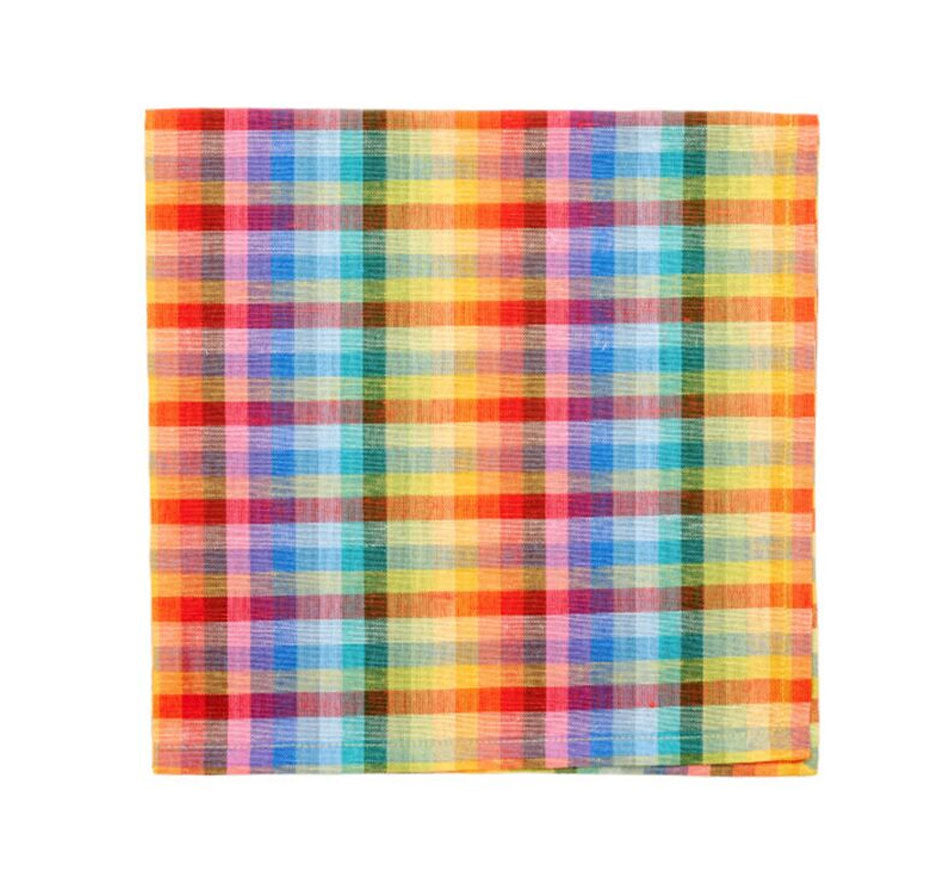 Vivid Plaid Napkin
