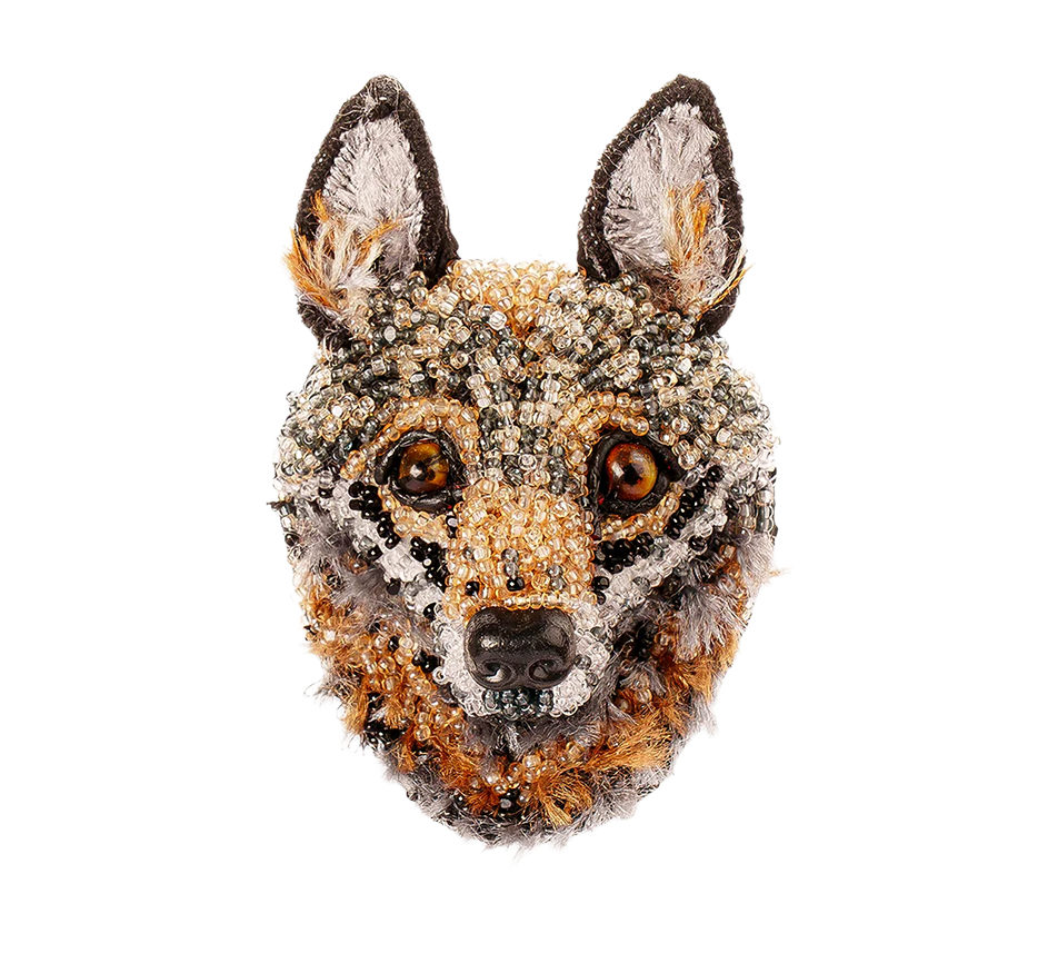 Wolf Brooch