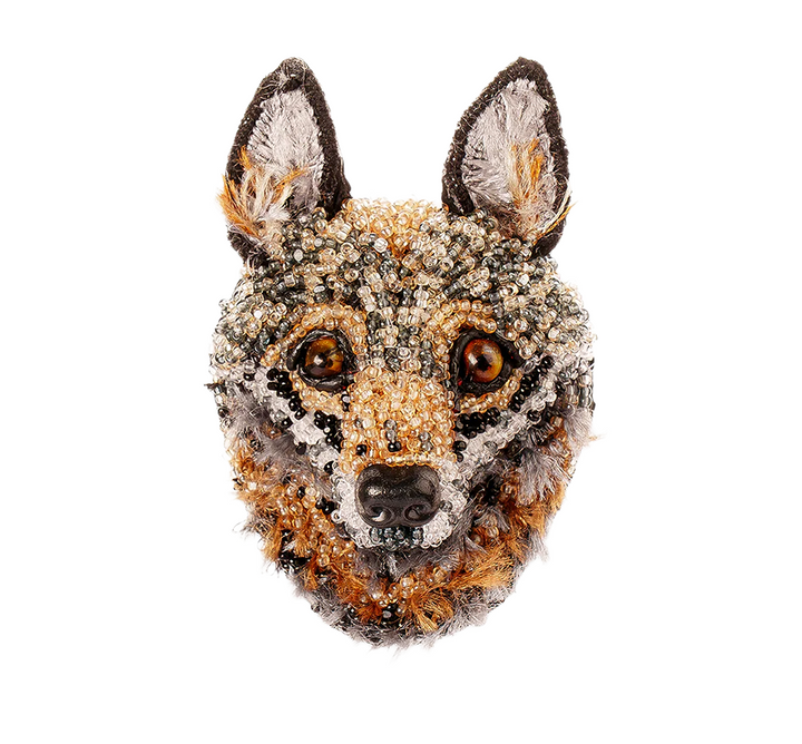 Wolf Brooch