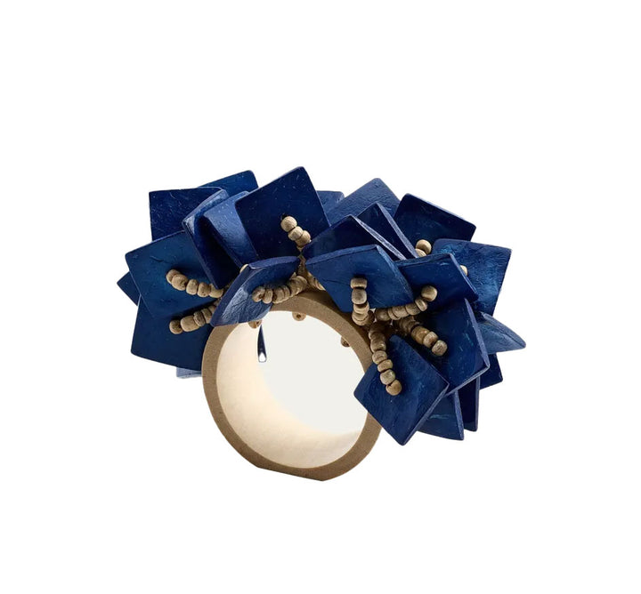 Wood Tassel Napkin Ring