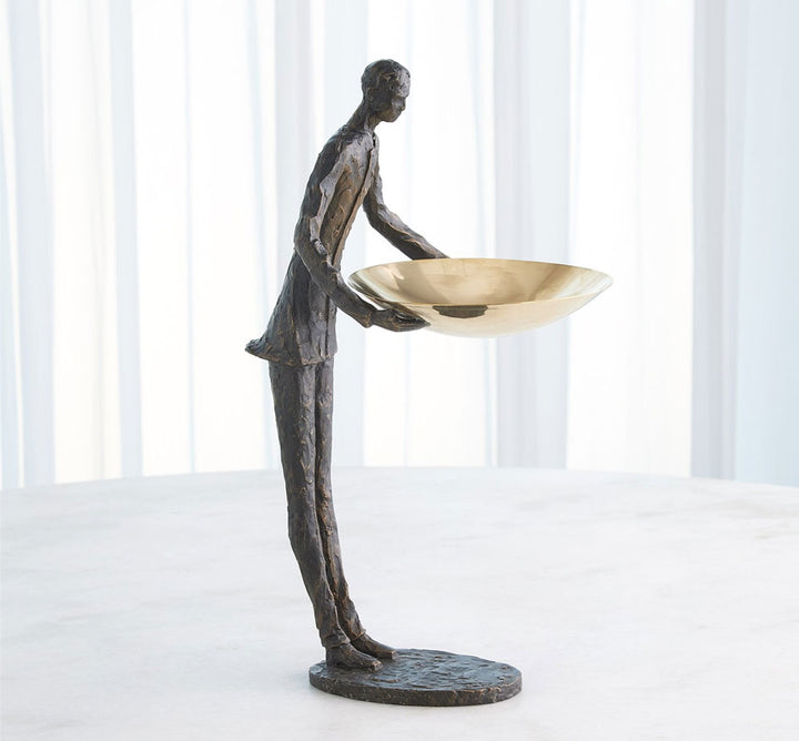 Wooster Sculpture-Bronze w/Brass Plate