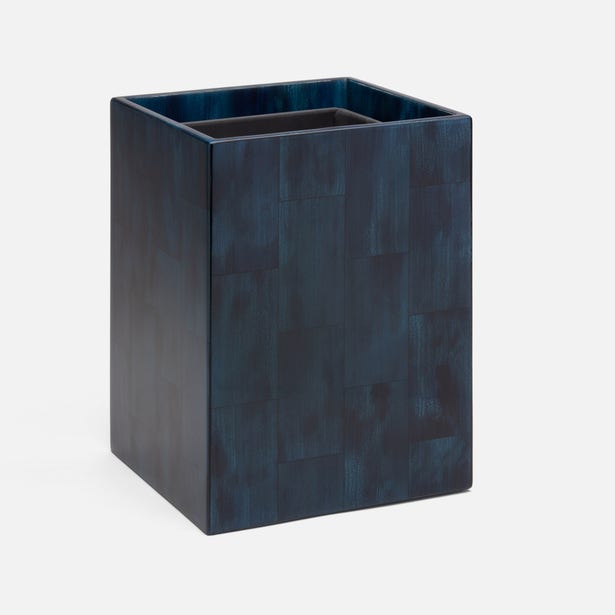 Arles Rectangle Waste Basket in Navy