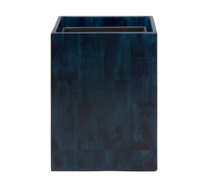 Arles Square Wastebasket in Navy