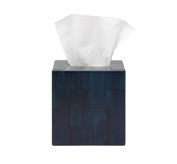Arles Tissue Box in Navy