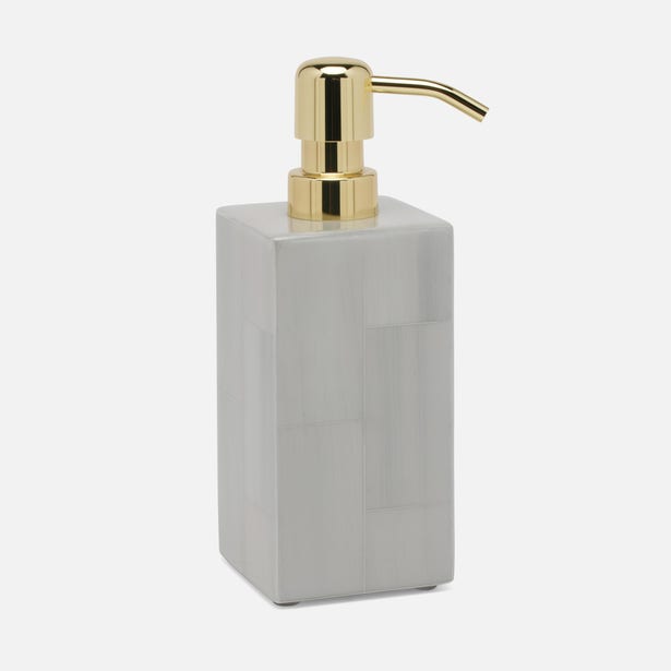 Arles Soap Pump in Light Gray