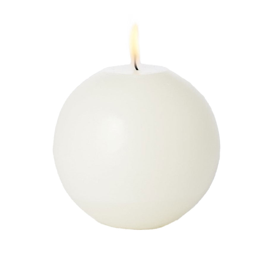 Ball Candle 4" Unscented