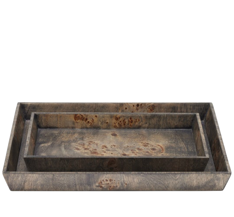 Bern Tray Set In Ash Grey