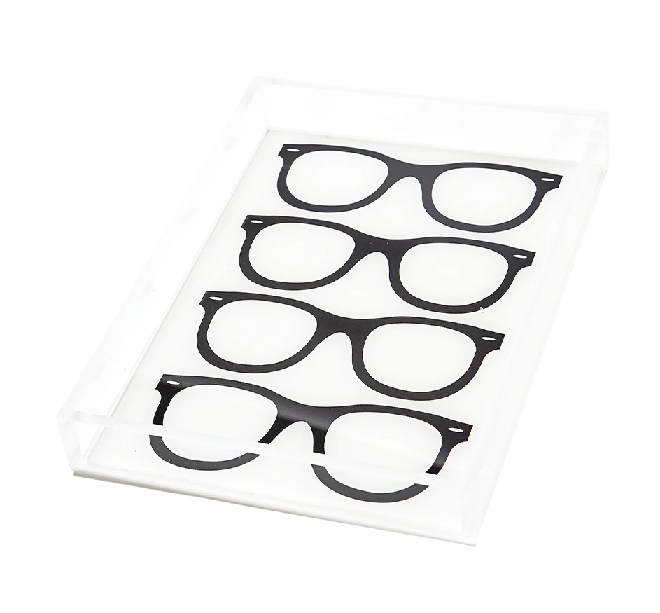 Black Glasses Tray