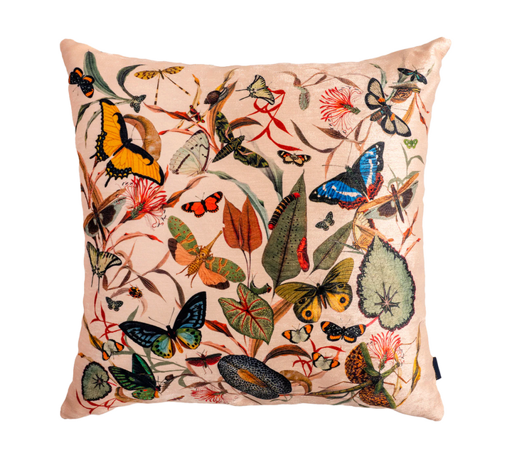 Butterfly Ivory Pillow