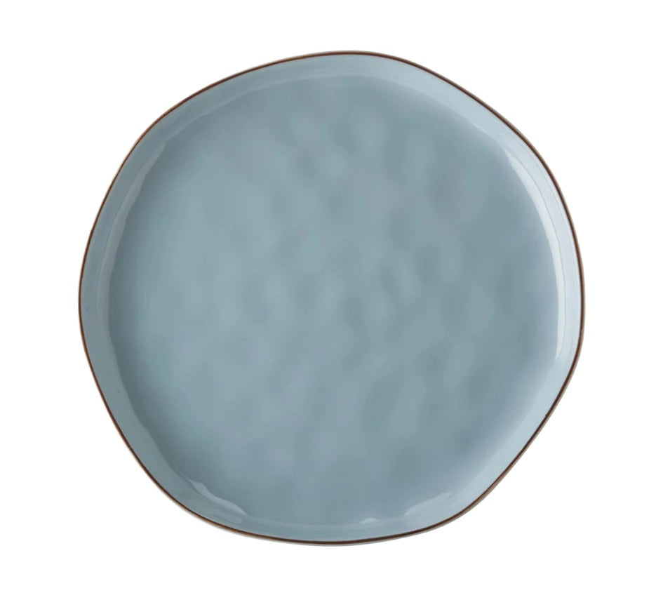 Cantaria Coupe Salad Plate in Morning Sky