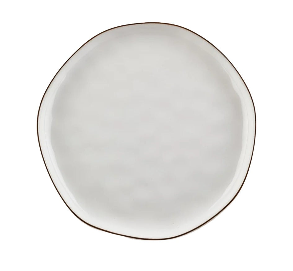 Cantaria Coupe Salad Plate in White
