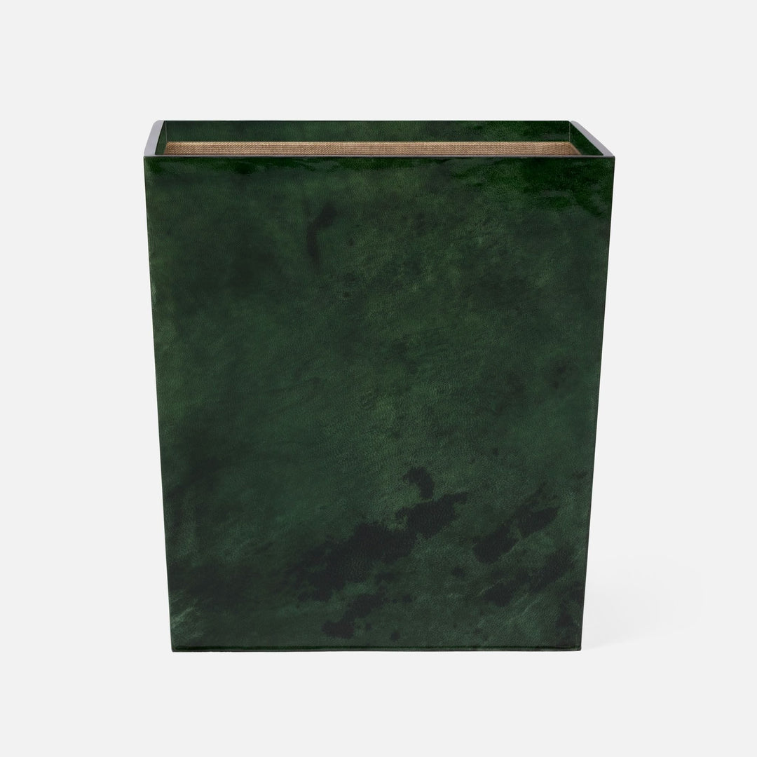 Carlow Wastebasket in Emerald Green