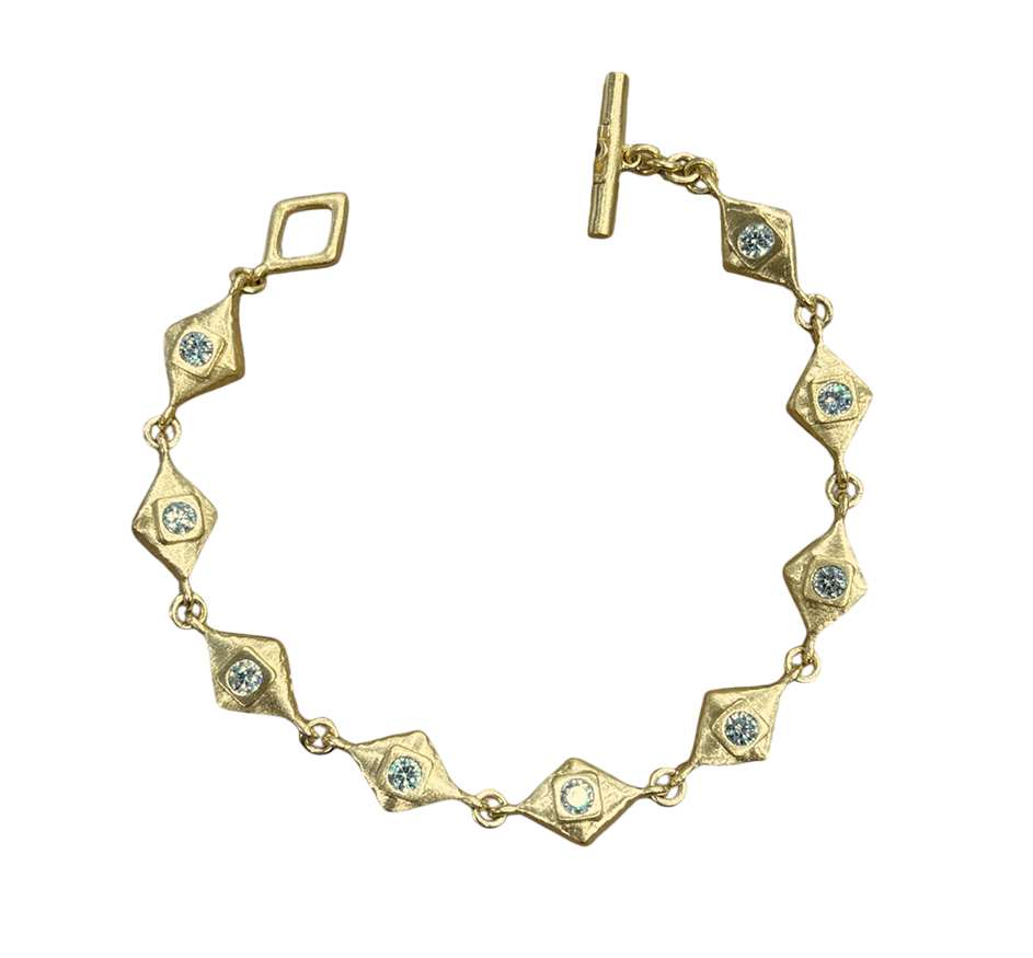 Gold Cayden Tennis Bracelet