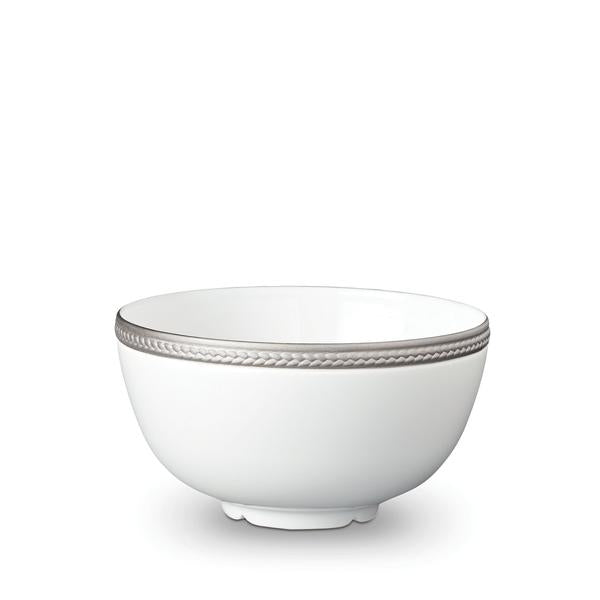 Soie Tressee Dinnerware Collection in Platinum