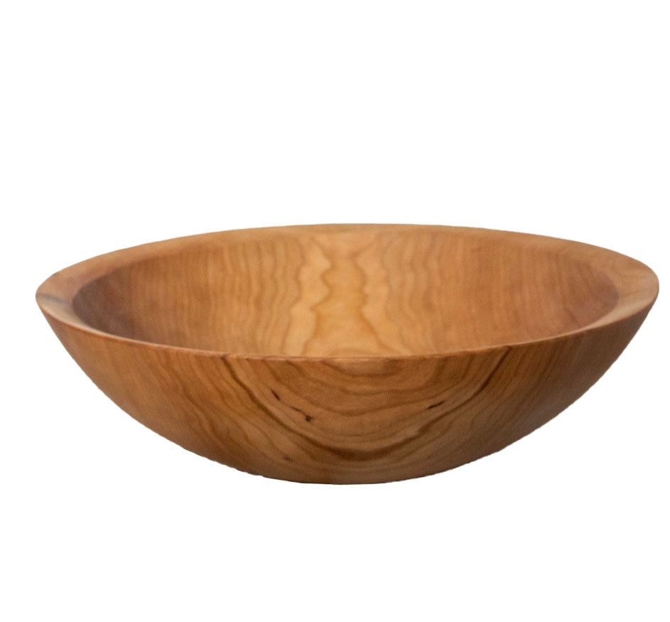 Wood Serving Bowl in Cherry