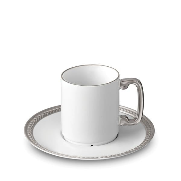 Soie Tressee Dinnerware Collection in Platinum