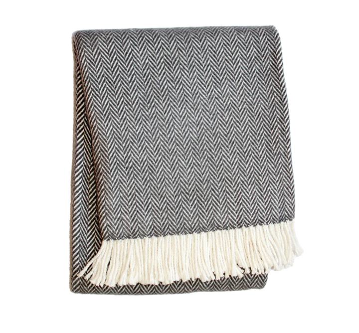 Herringbone Plush Throw