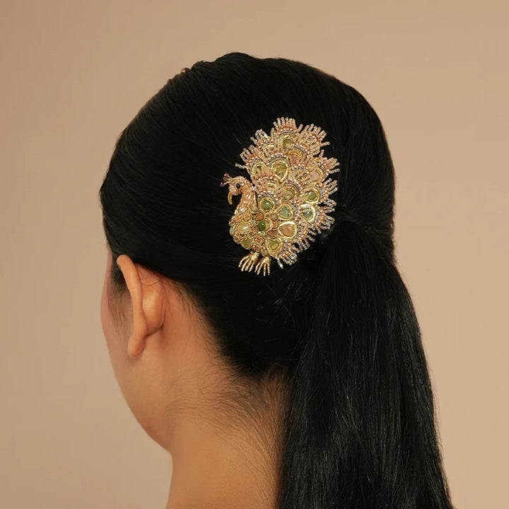 Maharaja Peacock Brooch