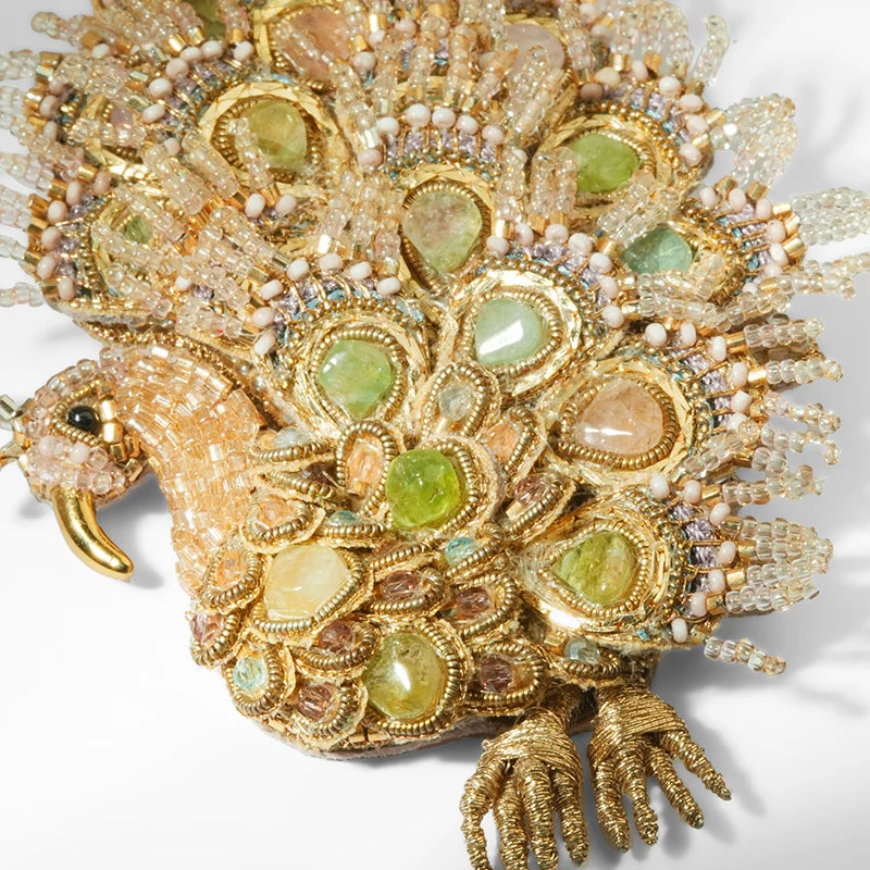 Maharaja Peacock Brooch