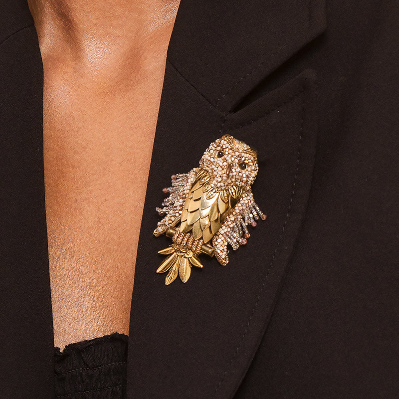Tawny Brooch