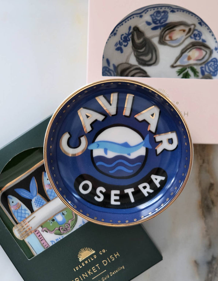 Caviar Porcelain Trinket/Dice Dish