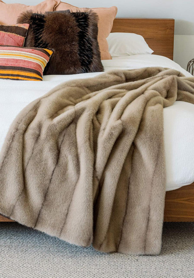 Mink Throw In Vintage Material Possessions