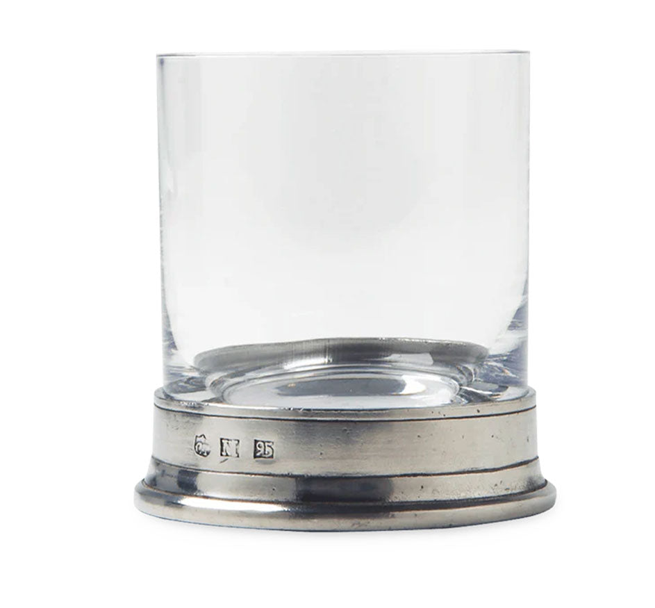 Crystal & Pewter 2.5 Oz Neat Shot Glass