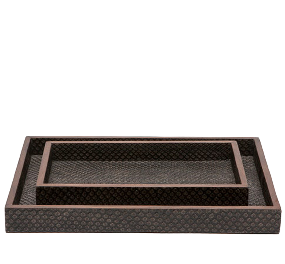 Goa Tray Set in Mushroom