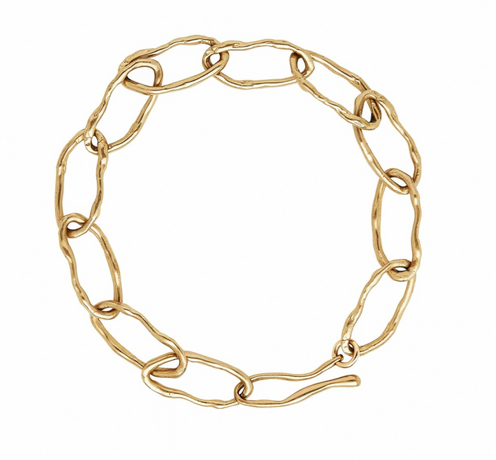 Greco Bronze Link Chain Bracelet