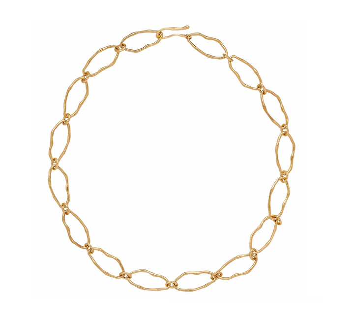 Greco Bronze Link Chain Necklace