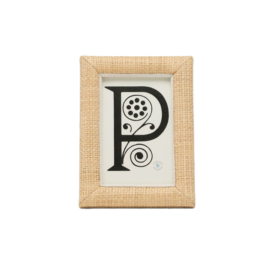 Hanford Frame in Natural & White