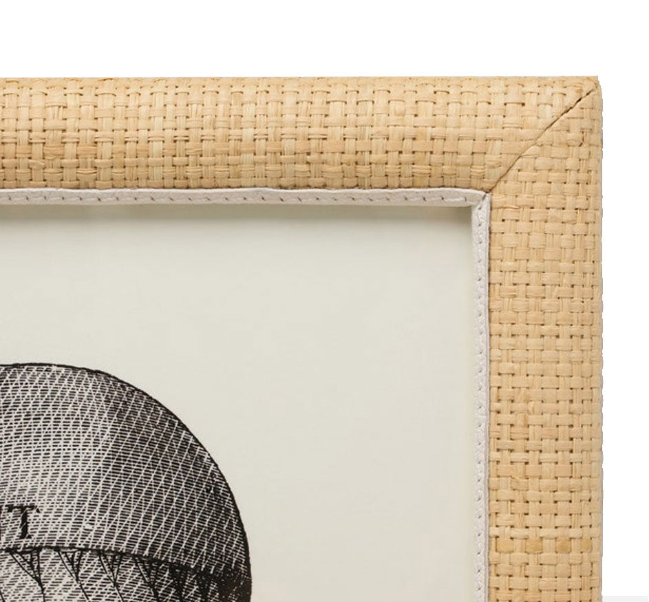 Hanford Frame in Natural & White