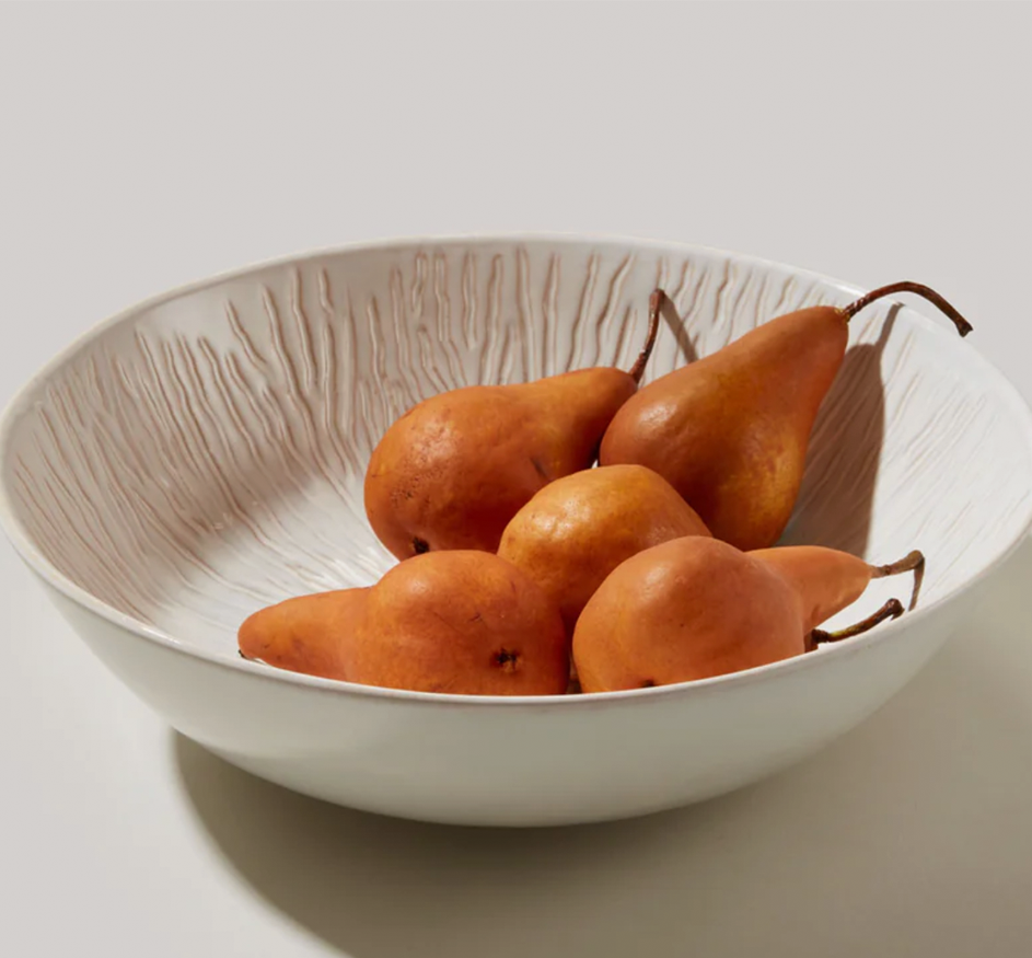 Harvest Field Serving Bowl in Cloud