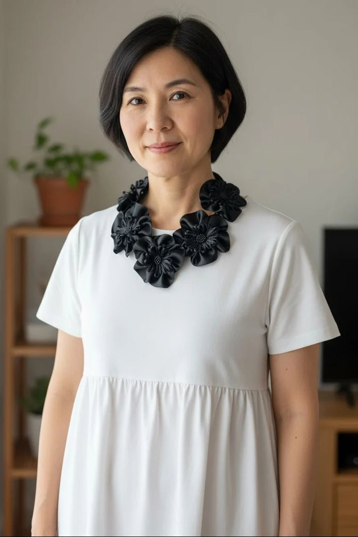 Poppy Flower Necklace