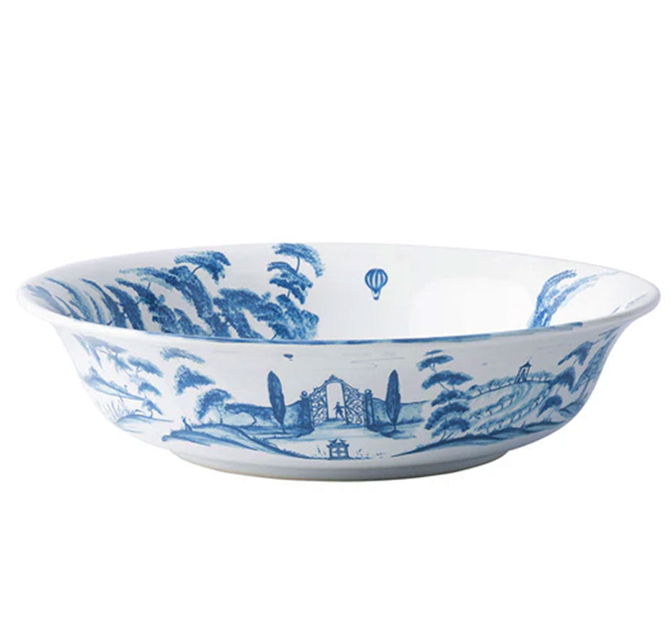 Country Estate 13" Serving Bowl - Delft Blue