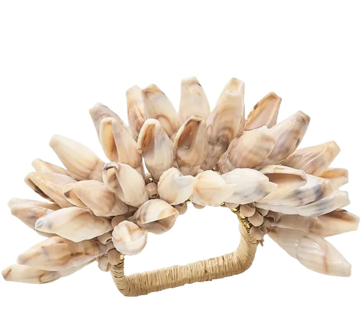 Shell Fringe Napkin Ring