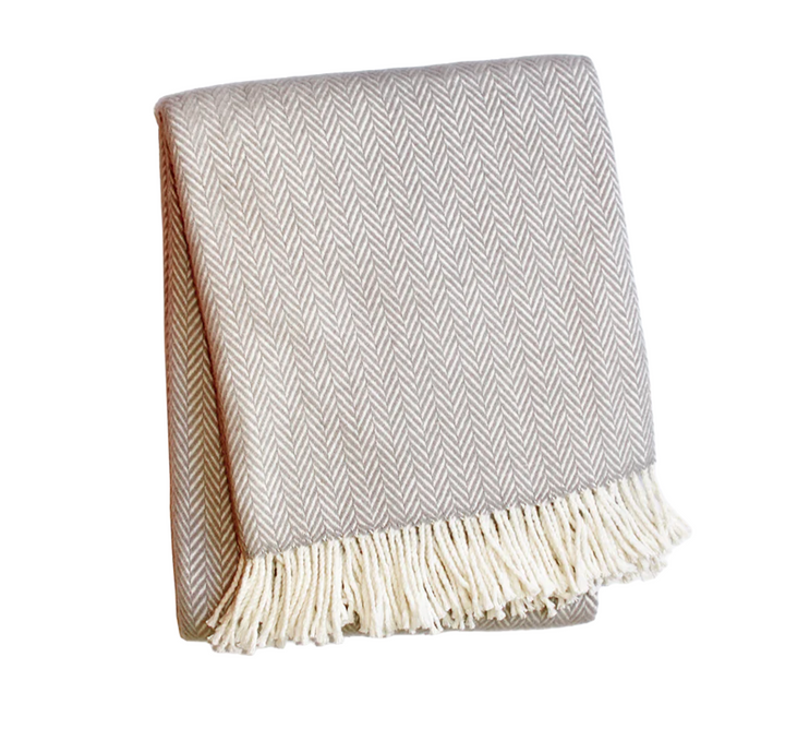 Herringbone Plush Throw