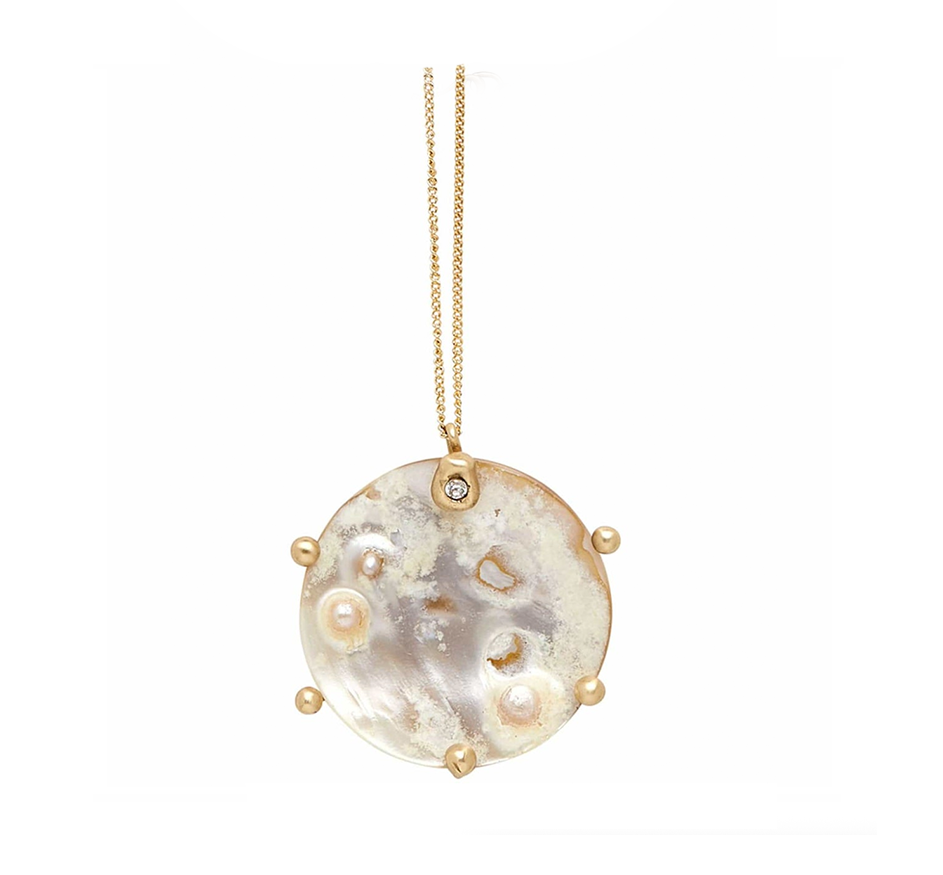 Lunar Mabe Bronze Pendant