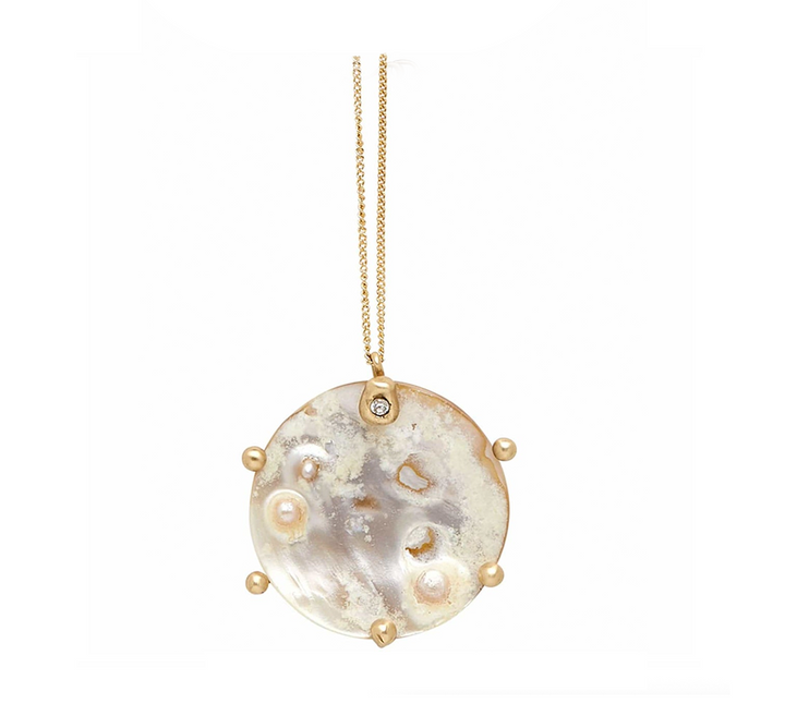 Lunar Mabe Bronze Pendant